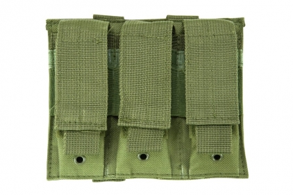 NCS VISM MOLLE Pistol Mag Pouch Triple (Olive) © Copyright Zero One Airsoft
