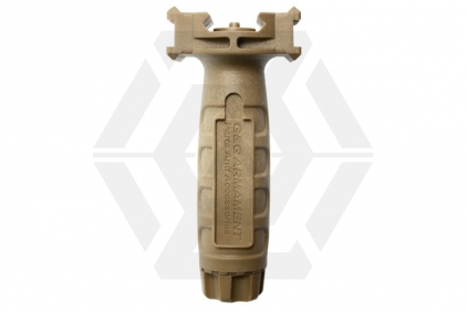 G&G ABS Vertical Grip with Side Rails for RIS (Tan) - © Copyright Zero One Airsoft