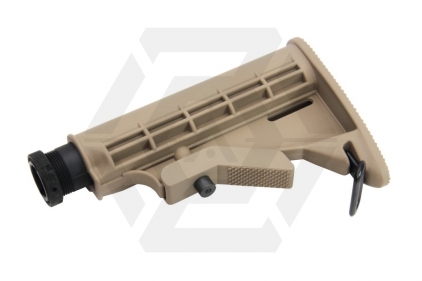 G&G M4 Retractable Stock (Tan) - &copy; Copyright Zero One Airsoft