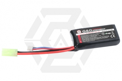 G&G 7.4v 1000mAh 20C LiPo Battery for PEQ Battery Box - © Copyright Zero One Airsoft