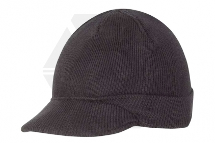 Mil-Com Peaked Acrylic Jeep Hat (Black) - &copy; Copyright Zero One Airsoft