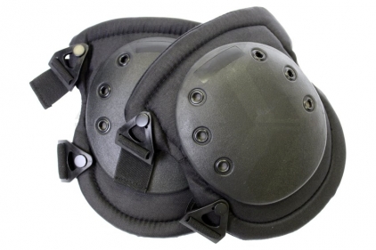Mil-Force Knee Pads (Black) © Copyright Zero One Airsoft