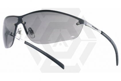 Bollé Glasses Silium with Silver Frame & Smoke Lens - &copy; Copyright Zero One Airsoft