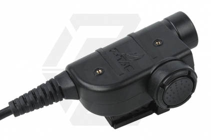 Z-Tactical Clip-On PTT Adaptor for Bowman Headset fits iCom Double Pin - © Copyright Zero One Airsoft