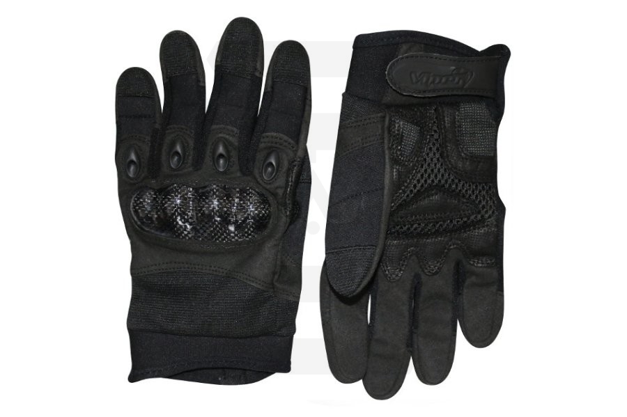 Viper Elite Gloves (Black) - Size Extra Large - Main Image © Copyright Zero One Airsoft