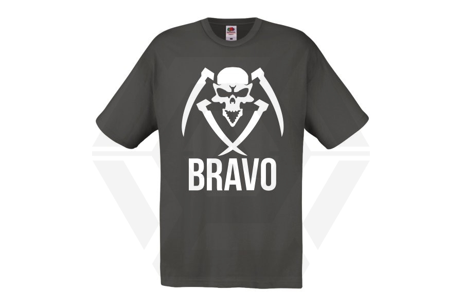 ZO Combat Junkie Special Edition NAF 2018 'Bravo' T-Shirt (Grey) - Main Image © Copyright Zero One Airsoft