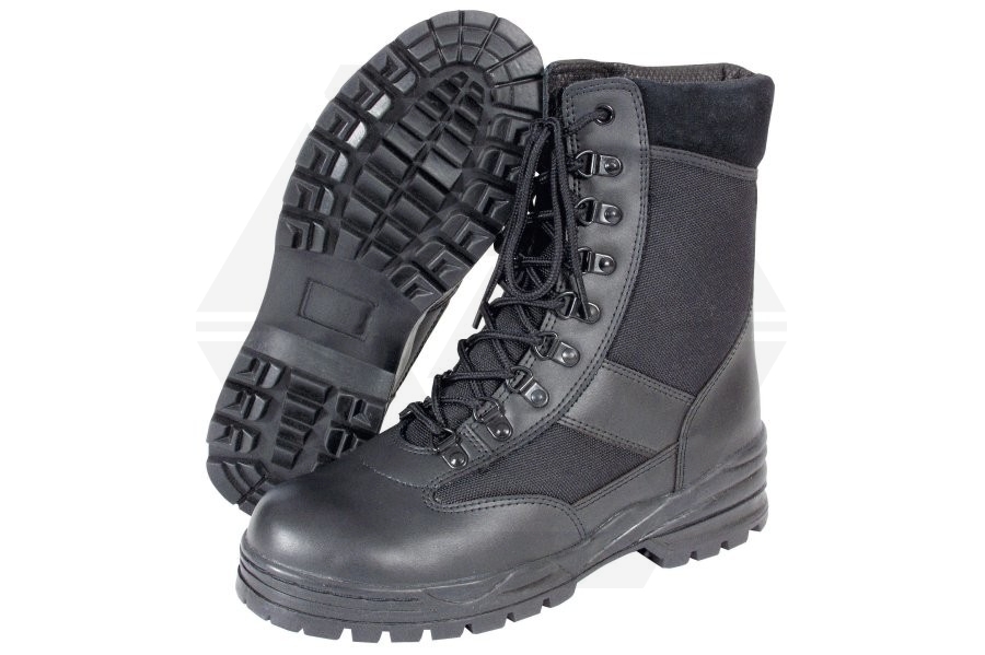Mil-Com Patrol Boots (Black) - Size 8 - Main Image © Copyright Zero One Airsoft