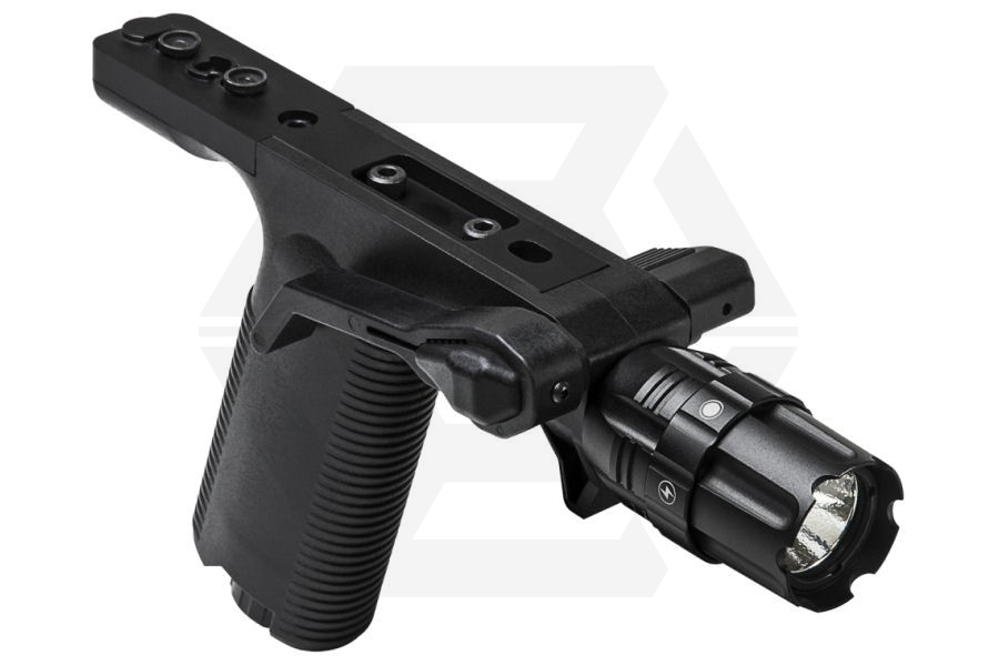 NCS Vertical Grip with Strobe Flashlight for KeyMod - Main Image © Copyright Zero One Airsoft