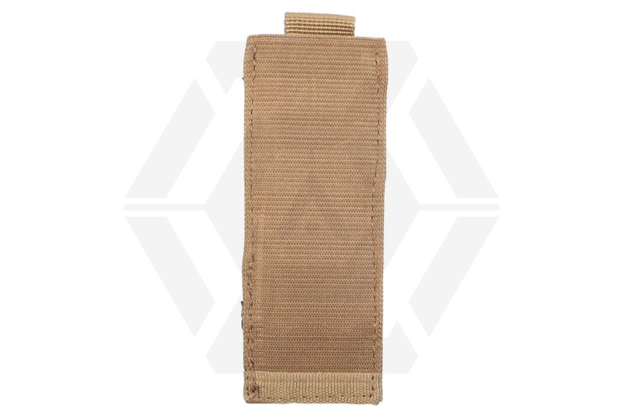 101 Inc MOLLE Elastic Pistol Mag Pouch (Coyote Tan) - Main Image © Copyright Zero One Airsoft