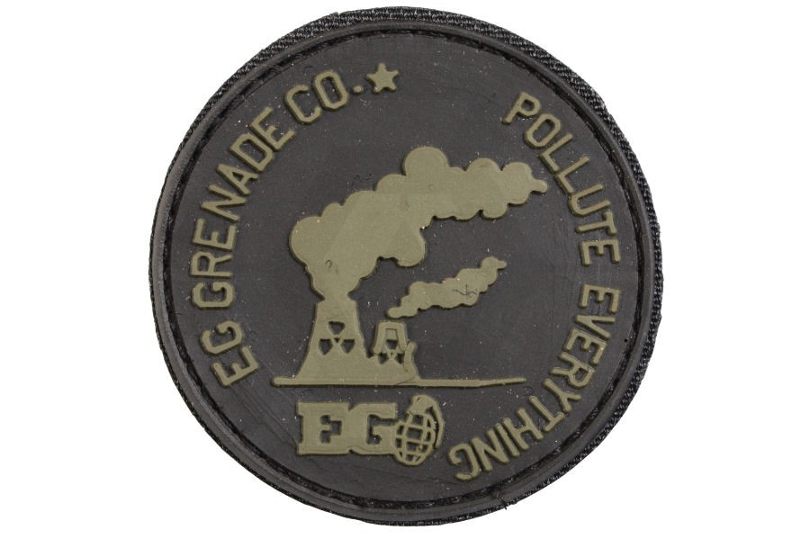 Enola Gaye Velcro PVC Patch "Pollute Everything" - Main Image © Copyright Zero One Airsoft