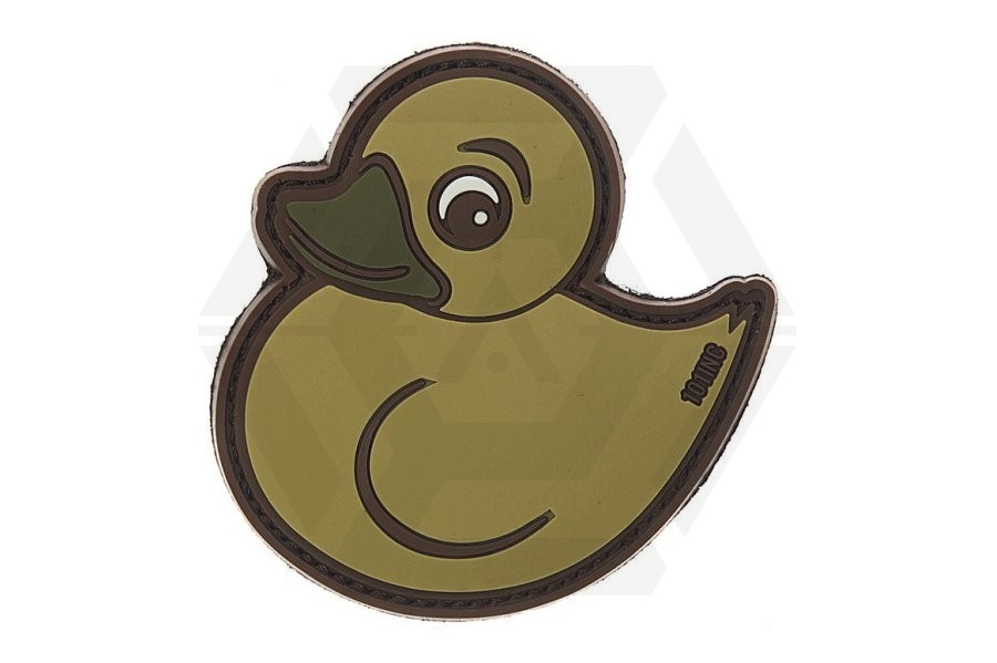 101 Inc PVC Velcro Patch &quotRubber Duck" (Tan) - Main Image © Copyright Zero One Airsoft