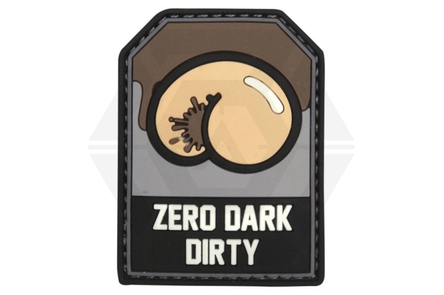 101 Inc PVC Velcro Patch "Zero Dark Dirty" - Main Image © Copyright Zero One Airsoft