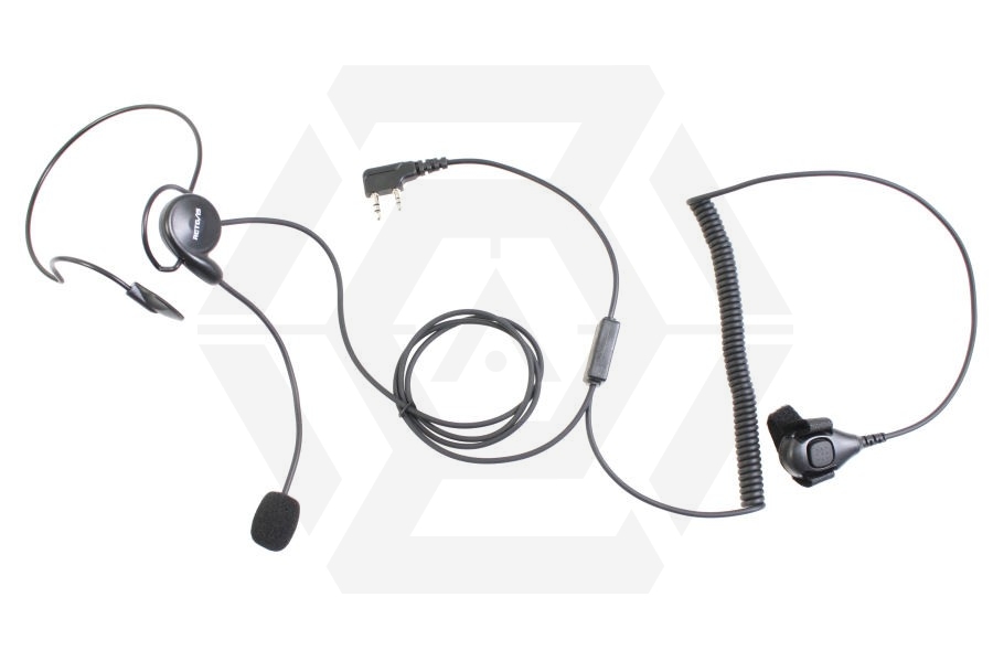 Retevis Radio Headset with Finger PTT - Main Image © Copyright Zero One Airsoft