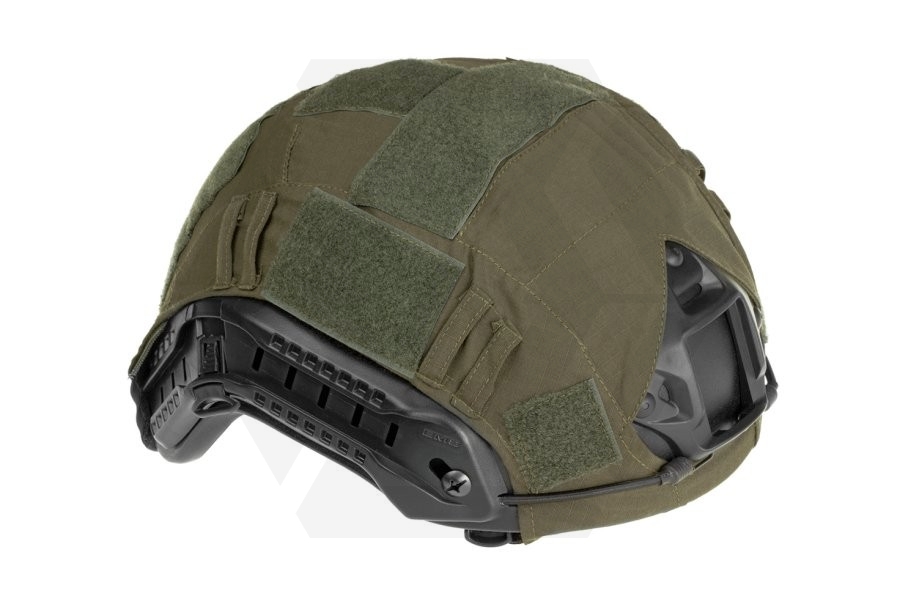 Invader Gear Fast Helmet Cover (Olive) - Main Image © Copyright Zero One Airsoft
