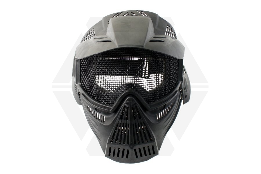 Pirate Arms Commander Mesh Full Face Mask (Black) - Main Image © Copyright Zero One Airsoft