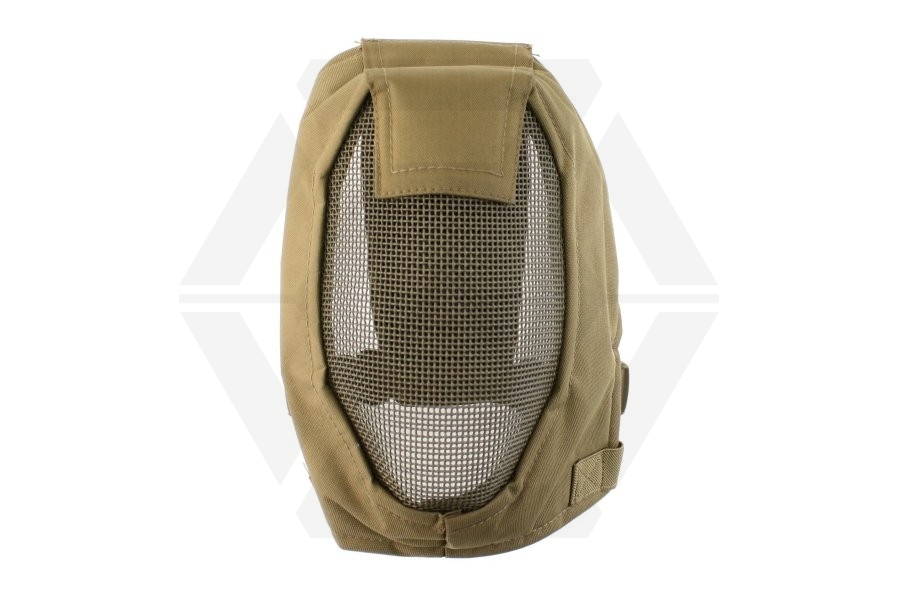 Invader Gear Striker Mesh Full Face Mask (Coyote Tan) - Main Image © Copyright Zero One Airsoft