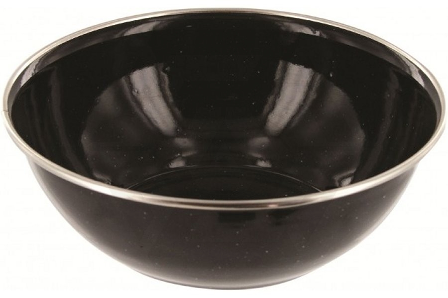 Highlander Deluxe Enamel Bowl (Black) - Main Image © Copyright Zero One Airsoft