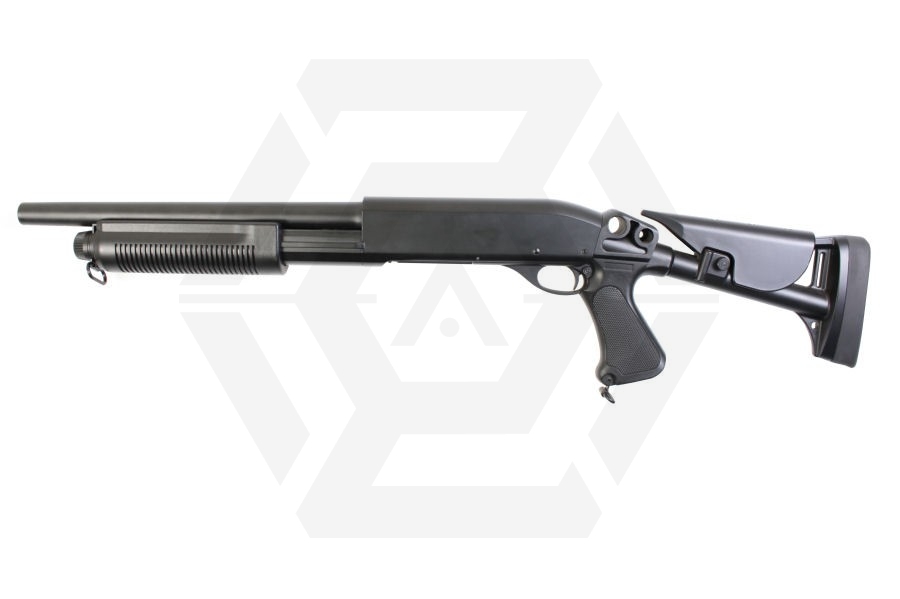 Swiss Arms Spring Shotgun with Retractable Stock - Main Image © Copyright Zero One Airsoft