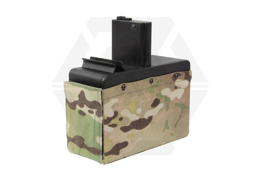 G&G Box Mag for CM16 LMG 2500rds with Rechargeable Battery - Main Image © Copyright Zero One Airsoft