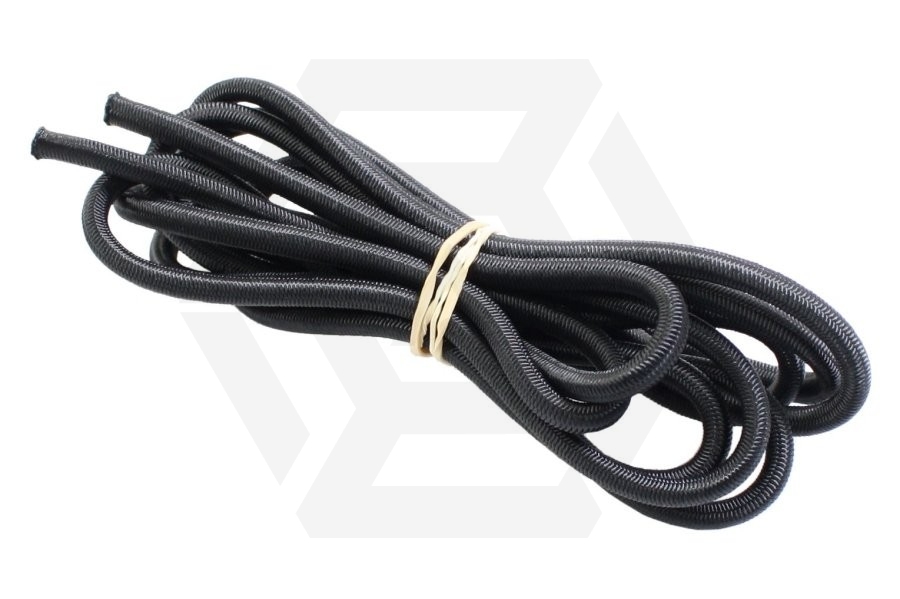 ZO Bungee Cord 4mm x 5m (Black) - Main Image © Copyright Zero One Airsoft