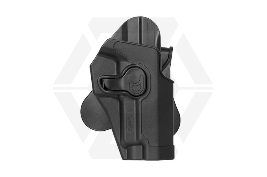 Amomax Rigid Polymer Holster for P226 (Black) - Main Image © Copyright Zero One Airsoft