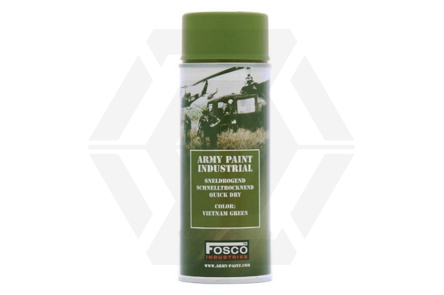 Fosco Army Spray Paint 400ml (Vietnam Green) - Main Image © Copyright Zero One Airsoft