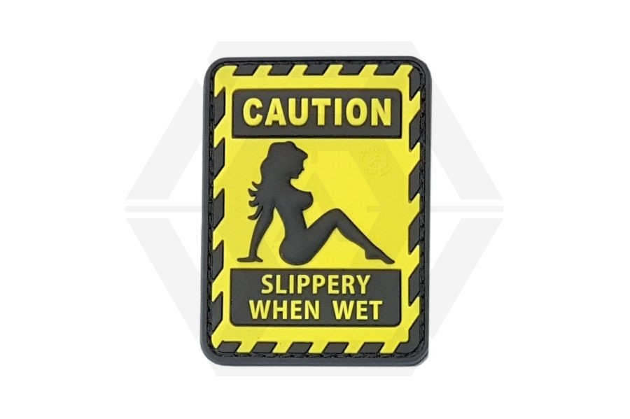 JTG Slippery when Wet PVC Patch - Main Image © Copyright Zero One Airsoft