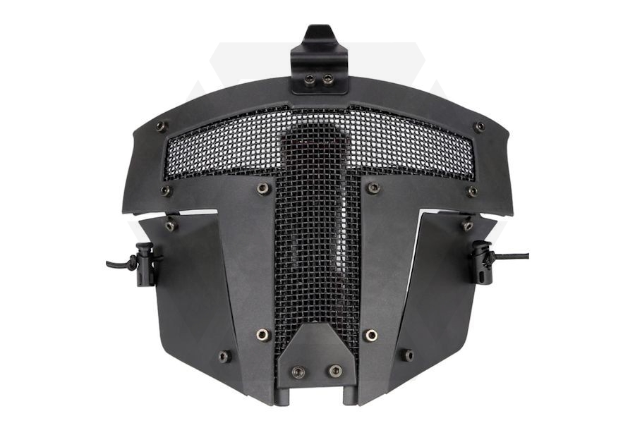 Pirate Arms Warrior Steel Face Mask for Fast Helmets (Black) - Main Image © Copyright Zero One Airsoft