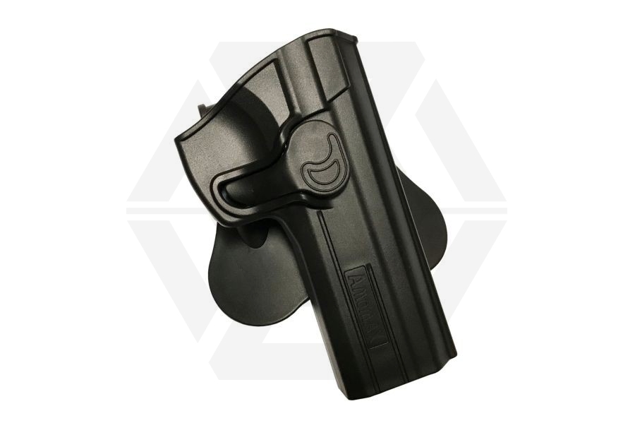 Amomax Rigid Polymer Holster for CZ P-01 (Black) - Main Image © Copyright Zero One Airsoft