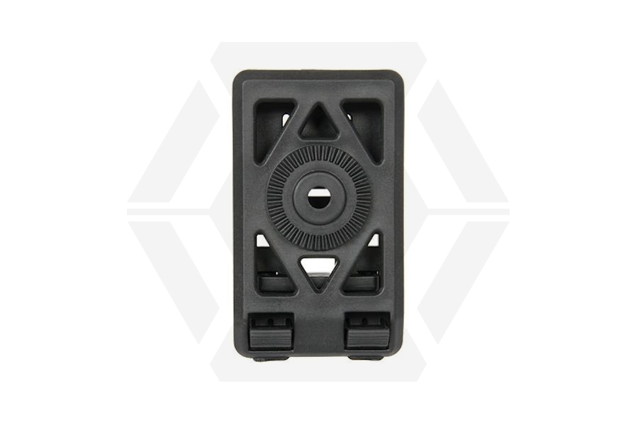 Amomax Belt Clip for Rigid Polymer Holster (Black) - Main Image © Copyright Zero One Airsoft