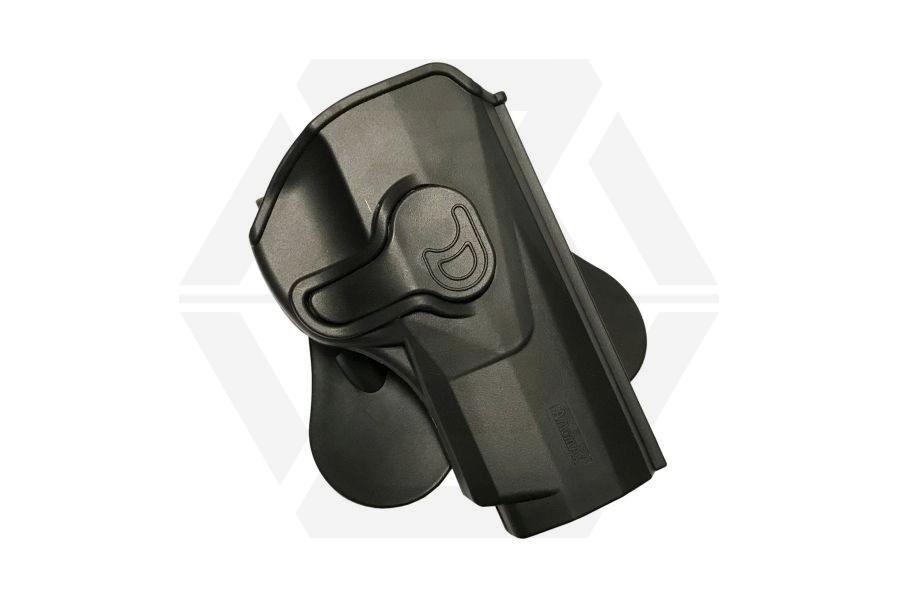 Amomax Rigid Polymer Holster for PX4 Storm (Black) - Main Image © Copyright Zero One Airsoft