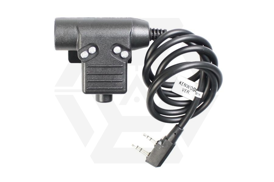 Z-Tactical ZU94 Clip-On PTT Adaptor for Bowman Headset fits Kenwood Double Pin - Main Image © Copyright Zero One Airsoft