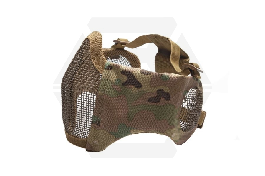 ASG Padded Mesh Mask with Ear Protection (Multicam) - Main Image © Copyright Zero One Airsoft