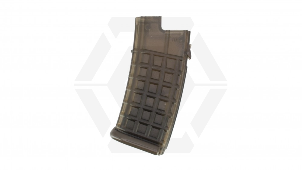 ASG AEG Mag for AUG 110rds (Black) - Main Image © Copyright Zero One Airsoft