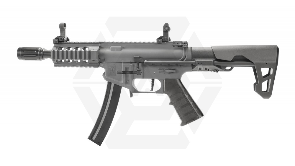 King Arms AEG PDW 9mm SBR Shorty (Grey) - Main Image © Copyright Zero One Airsoft
