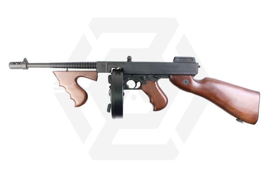 King Arms AEG M1928 Chicago (Real Wood) - Main Image © Copyright Zero One Airsoft
