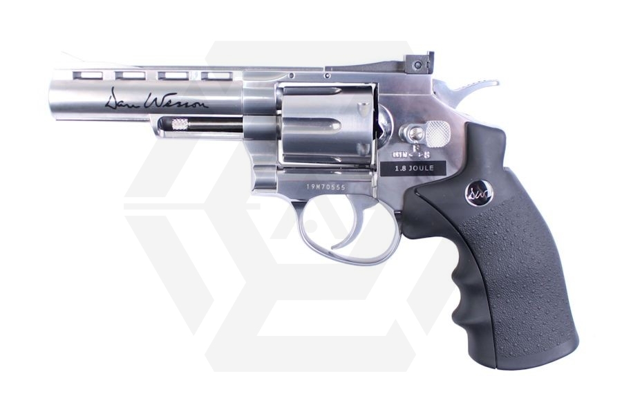 ASG CO2 Dan Wesson Revolver 4" (Silver) - Main Image © Copyright Zero One Airsoft
