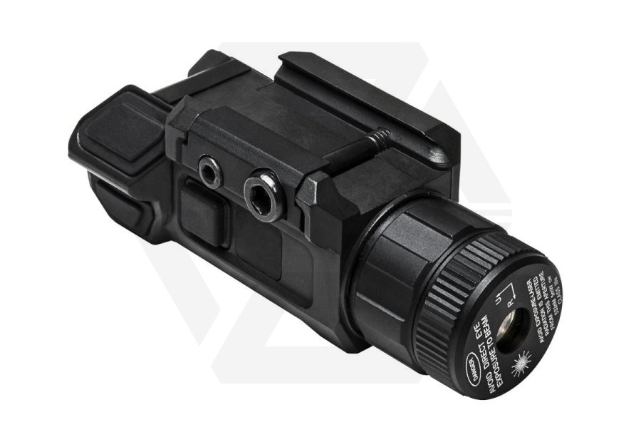 NCS Green Laser with Strobe for 20mm RIS & Pistol Rails - Main Image © Copyright Zero One Airsoft