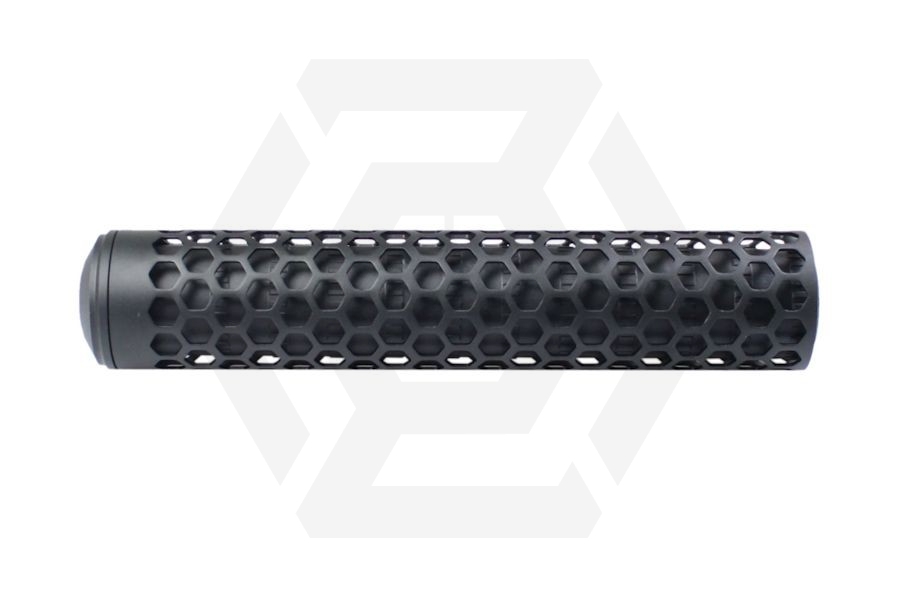 Action Army 'Hive' Suppressor 14mm CCW (Black) - Main Image © Copyright Zero One Airsoft