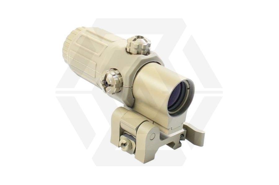 ZO G33 3x Flip-To-Side Magnifier (Dark Earth) - Main Image © Copyright Zero One Airsoft