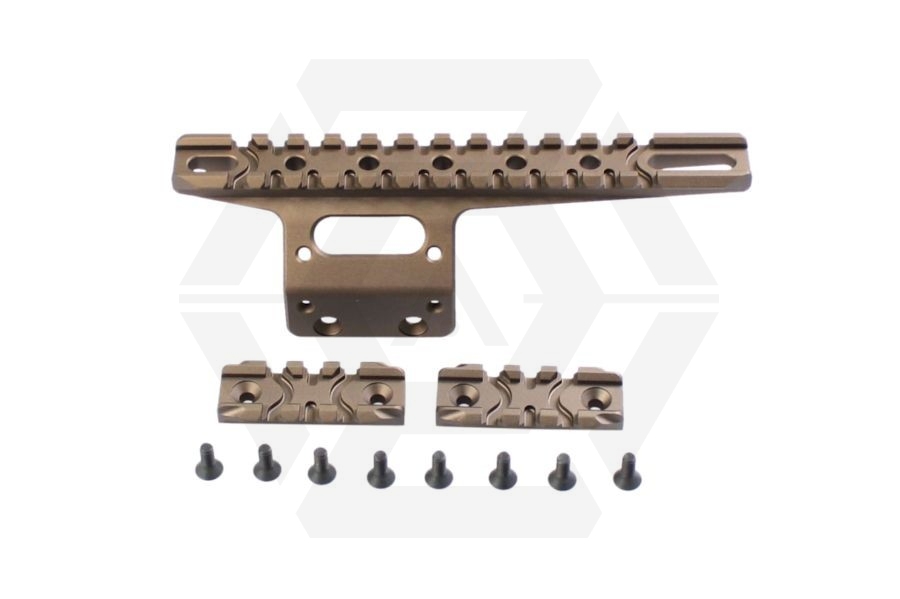 Action Army Front Rail System for T10 (Tan) - Main Image © Copyright Zero One Airsoft