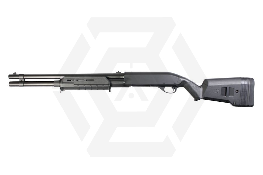 CYMA Spring CM355LM Shotgun Full Metal (Black) - Main Image © Copyright Zero One Airsoft