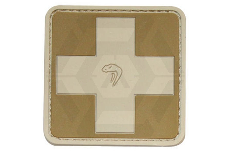 Viper Velcro PVC Medic Patch (Coyote Tan) - Main Image © Copyright Zero One Airsoft