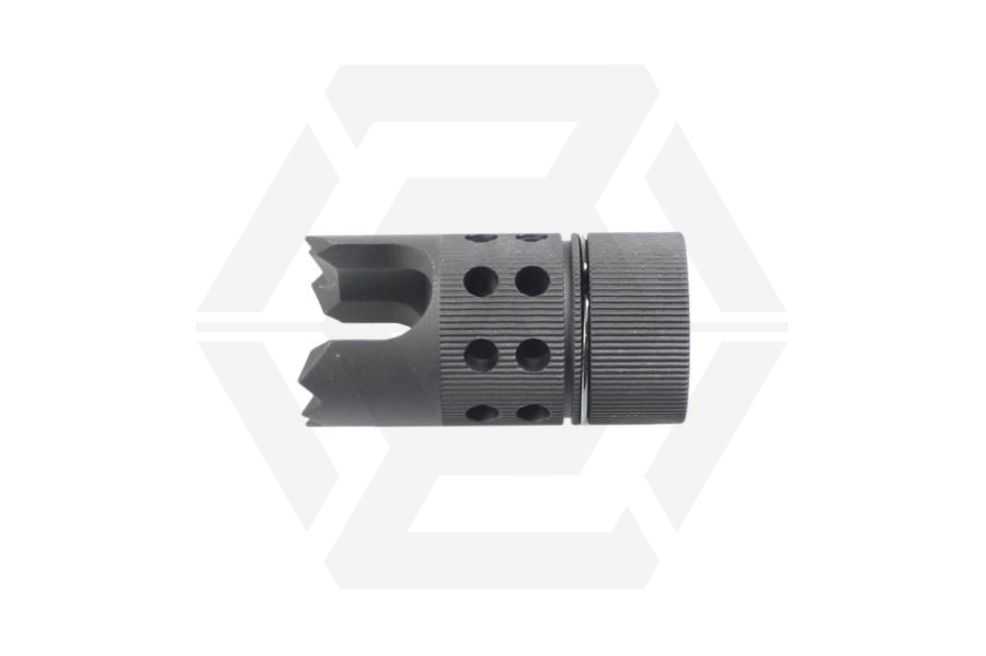 King Arms Flash Suppressor 14mm CCW Rebar Cutter - Main Image © Copyright Zero One Airsoft