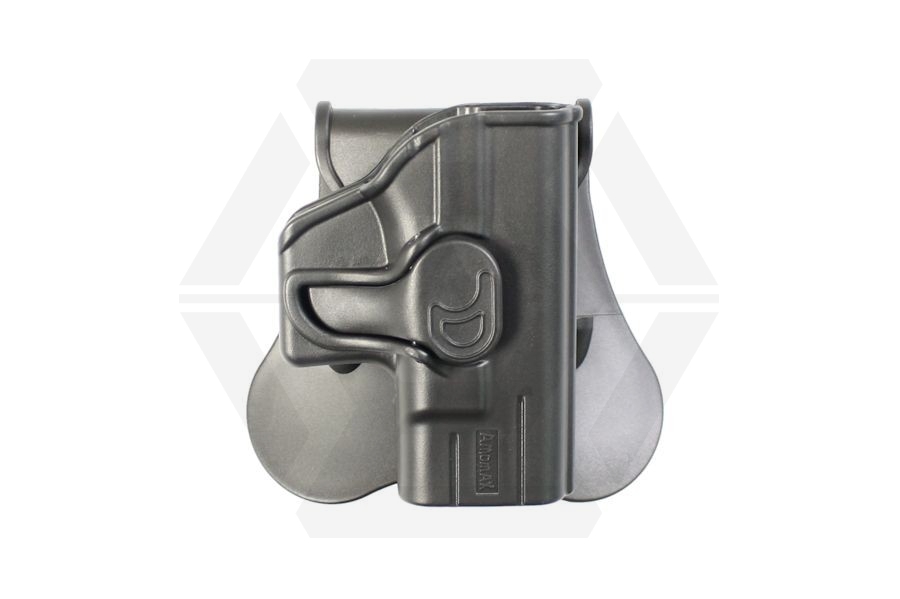 Amomax Rigid Polymer Holster for GK42 (Black) - Main Image © Copyright Zero One Airsoft