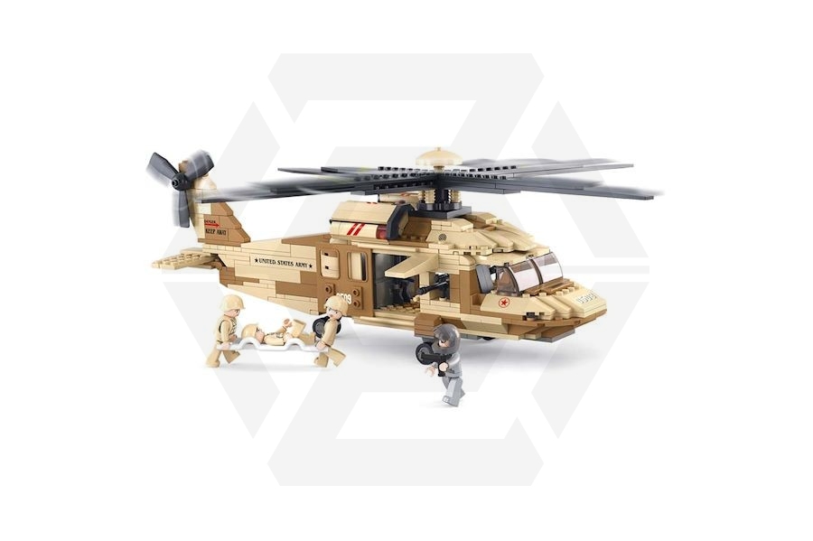 Sluban Black Hawk Helicopter Set (M38-B0509) - Main Image © Copyright Zero One Airsoft