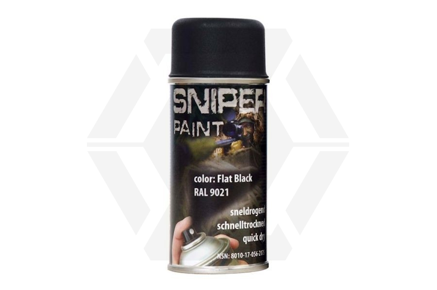 Fosco Sniper Spray Paint 150ml (Black) - Main Image © Copyright Zero One Airsoft