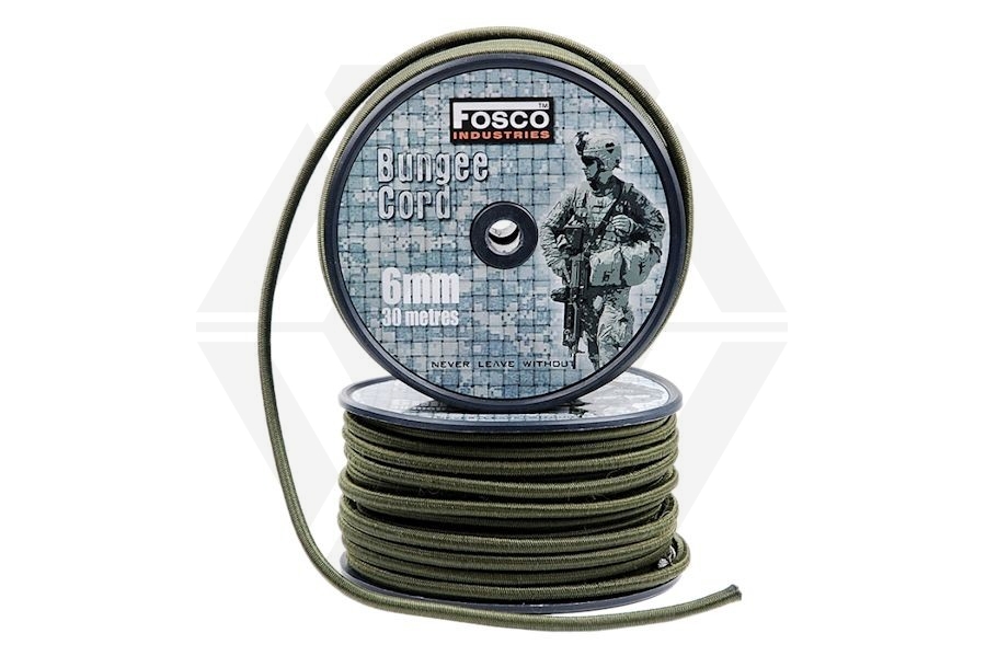 Fosco Bungee Cord (Olive) - Per Meter - Main Image © Copyright Zero One Airsoft