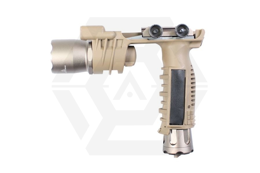 101 Inc Vertical Foregrip Weapon Light (Dark Earth) - Main Image © Copyright Zero One Airsoft