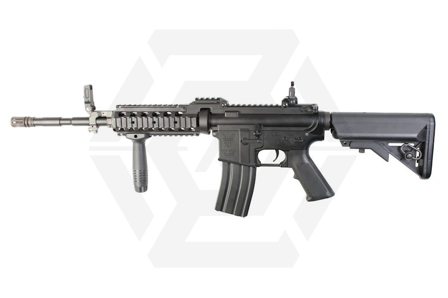 King Arms AEG M4 RIS II Ultra Grade (Black) - Main Image © Copyright Zero One Airsoft